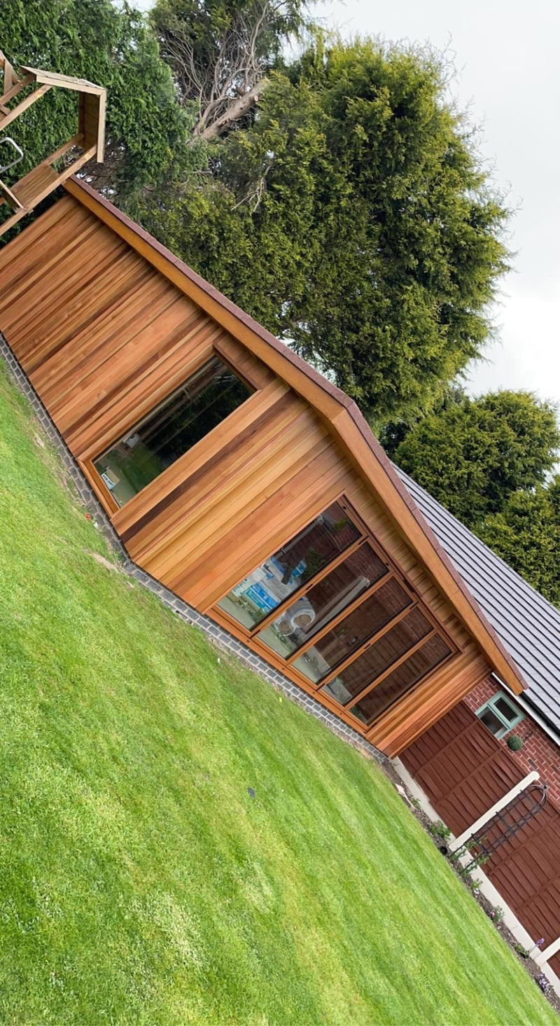 Western Red Cedar Cladding No2 Clear & Better 18x144mm