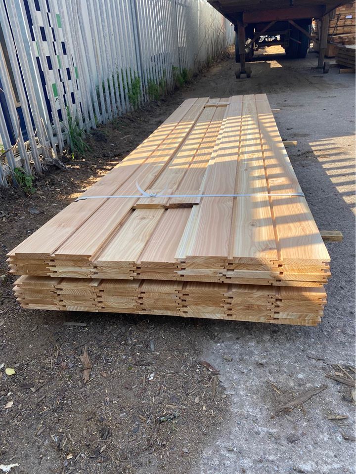 British Western Red Cedar Cladding 19x144mm