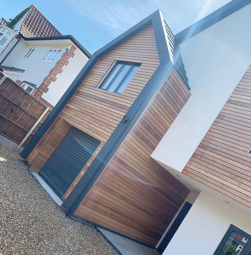 Western Red Cedar Cladding No.2 Clear & Better 12x94mm